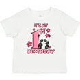thumbnail image 3 of Inktastic It's My First Birthday with Panda Bear Girls Baby T-Shirt, 3 of 5