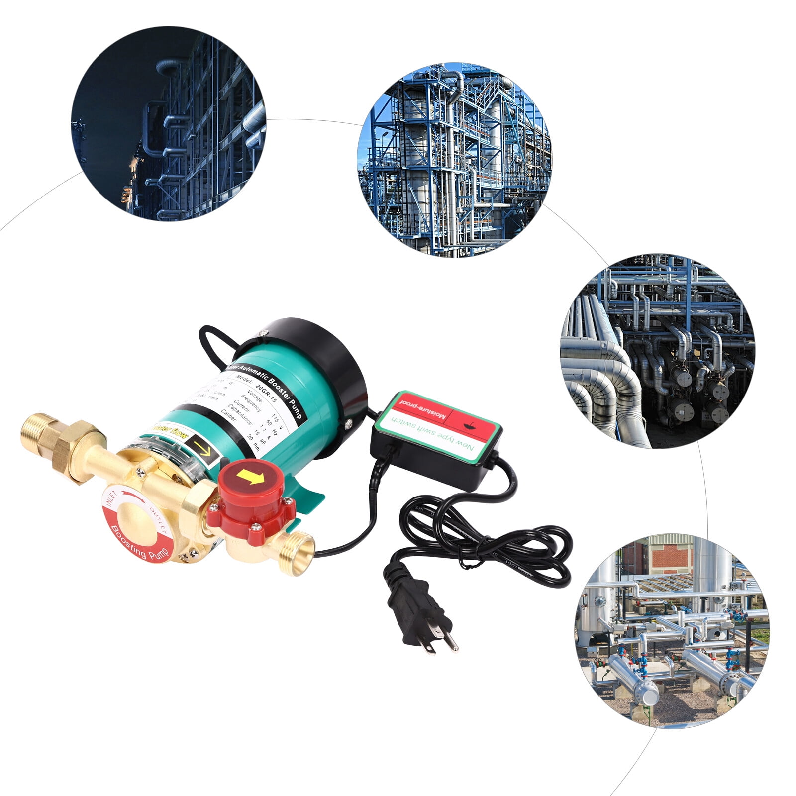 120W Water Pressure Booster Pump with Swift Switch - Efficient, Durable Solution for Low Water Pressure in Homes and Apartments
