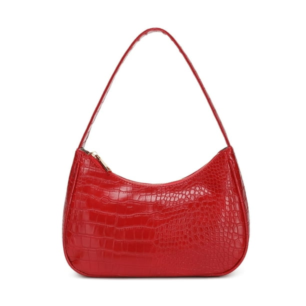CYHTWSDJ Bolsos de hombro para mujer, lindo bolso de mano Hobo Mini bolso de mano con cierre de cremallera
