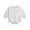 White, variant on ZHOGXU Newborn Boys Girls Romper Long Sleeve Letter Embroidery Solid Color Comfortable Bodysuits For Casual Daily Wear,Black,18-24 Months