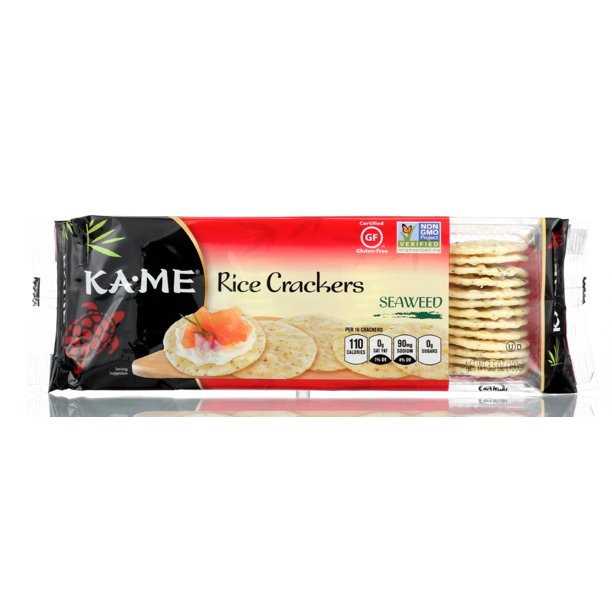 KaMe Seaweed Rice Crackers, 3.5 Oz.