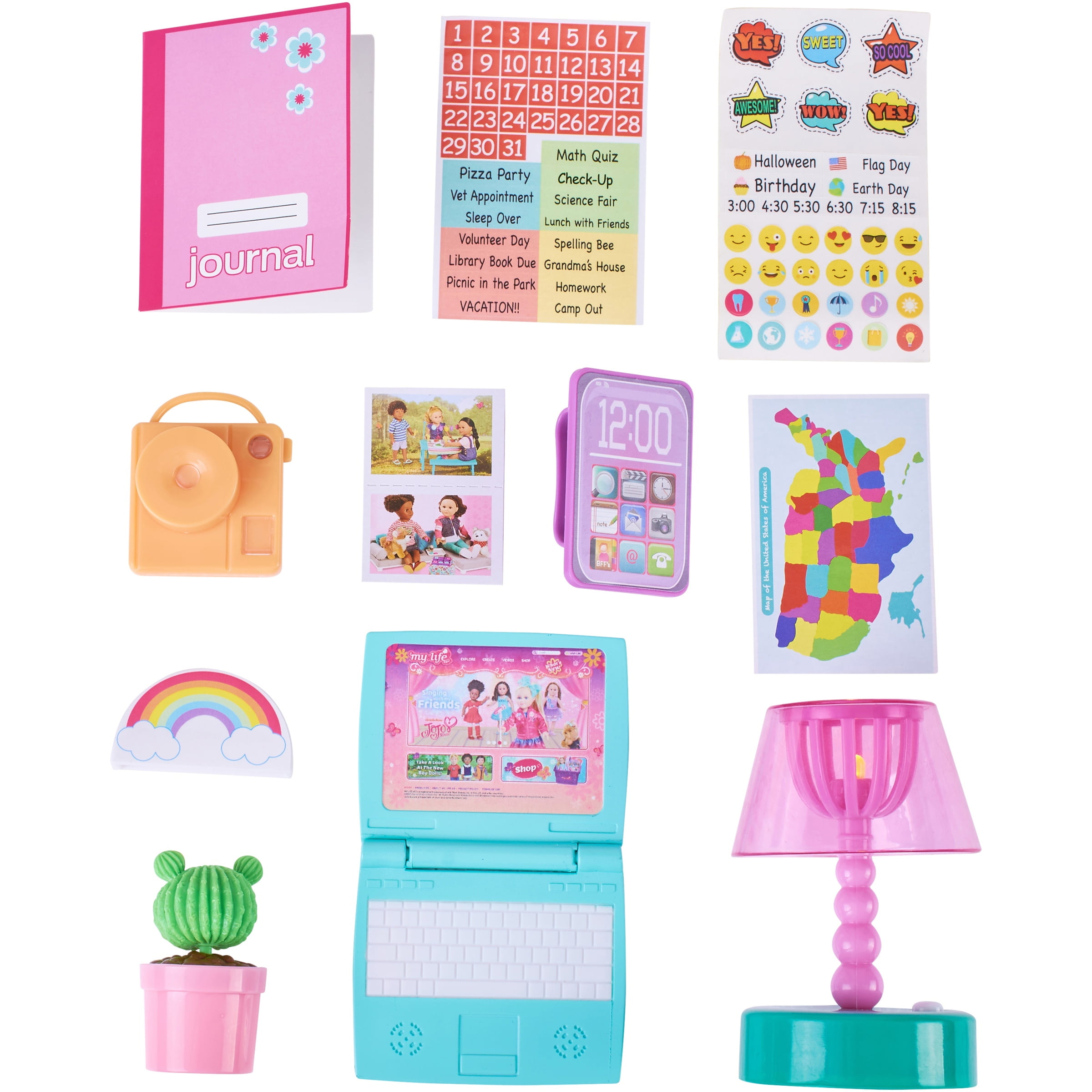 my life desk playset