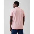 thumbnail image 2 of Polo GAP Stretch Piqué para hombre, color rosa puro, talla S, 2 of 5