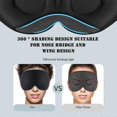 thumbnail image 3 of 3D Sleep Mask for Better Sleeping Breathable Comfy Eyemask for Napping Sleeping, 3 of 5