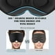 thumbnail image 3 of 3D Sleep Mask for Better Sleeping Breathable Comfy Eyemask for Napping Sleeping, 3 of 5