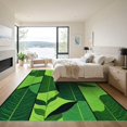 thumbnail image 3 of ODIKA 8'x10' Machine Washable Non-Slip Area Rug, Modern Green High Traffic Rug, Green, 1025345, 3 of 7