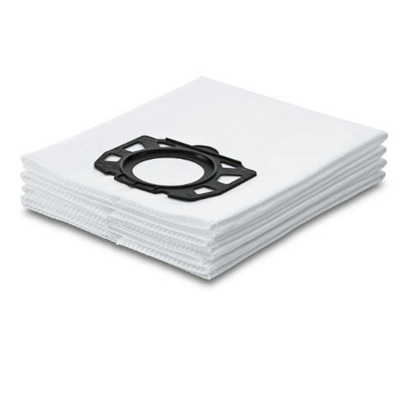 Karcher Sacs Filtrants en Polaire de Remplacement pour Aspirateurs Humides et Secs WD4, WD5, WD5/P