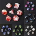 thumbnail image 3 of 7pcs/Set Acrylic Polyhedral Dice For TRPG Board Game D4-D20, 3 of 17