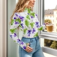 thumbnail image 5 of joogoo Grapes Women's Mock Turtle Neck Long Sleeve Bodysuit XL, 5 of 8