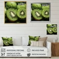 thumbnail image 4 of Designart "Fruit Emerald Kiwi painting" Food & Beverage Canvas Print, 4 of 5