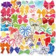 thumbnail image 1 of Pegatinas con lazo colorido, 50 unidades, para niños, cinta de princesa, 1 of 2