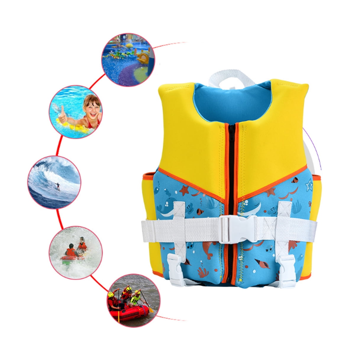 Children's Kids Floatation Vest Life Jacket Safety Swimming Buoyancy