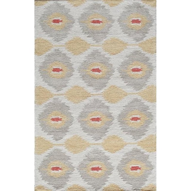 Rugs America 25126 Jourdan Abrash Gold Rectangle Geometric Rug, 8 x 10 ft.
