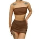 thumbnail image 2 of Trajes de baño para mujer, moda, cómodo, estampado, bikini, traje de baño de color liso para mujer, conjuntos de bikinis, trajes de baño de 3 piezas para mujer, 2 of 8