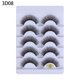 thumbnail image 1 of 5 pares de pestañas postizas 3D, pestañas largas naturales, pestañas cruzadas, extensión de pestañas sin crueldad, maquillaje hecho a mano, herramienta de belleza Tan Jianjun unisex, 1 of 2
