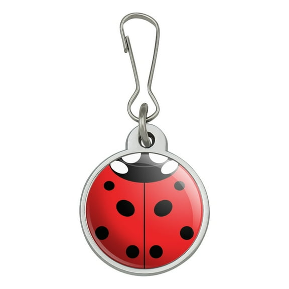 Lady Bug Ladybug Insect Jacket Handbag Purse Luggage Backpack Zipper Pull Charm