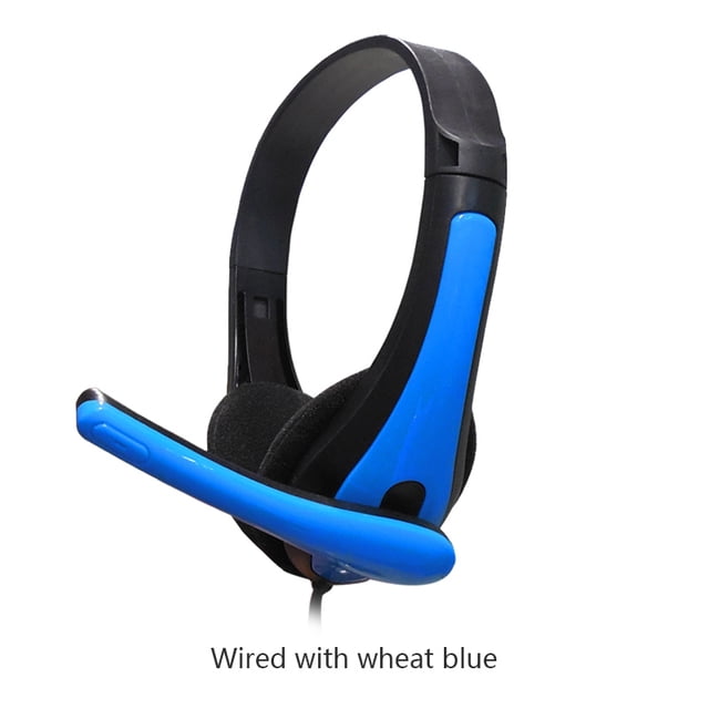 Auriculares Con Cable Auriculares Ajustables Micrófono Auriculares Ajustables Jugar Juegos Llamada De Voz Auriculares seitruly EL013615-03