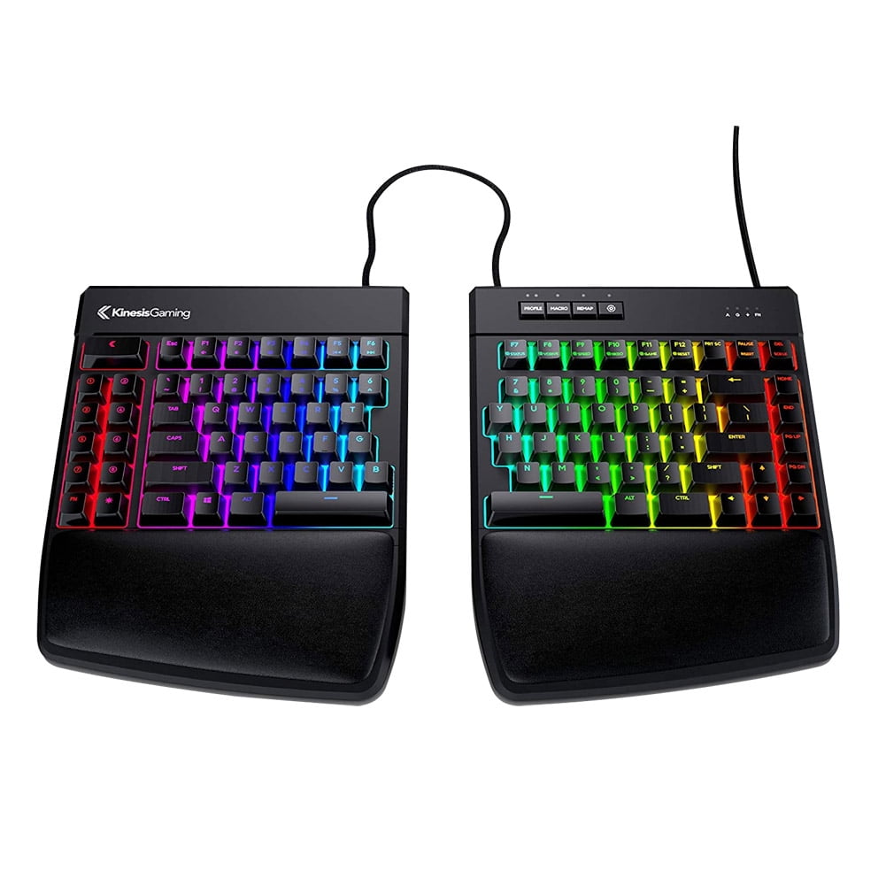 KINESIS Gaming Freestyle Edge MX Brown RGB Split Mechanical Keyboard, Open Box