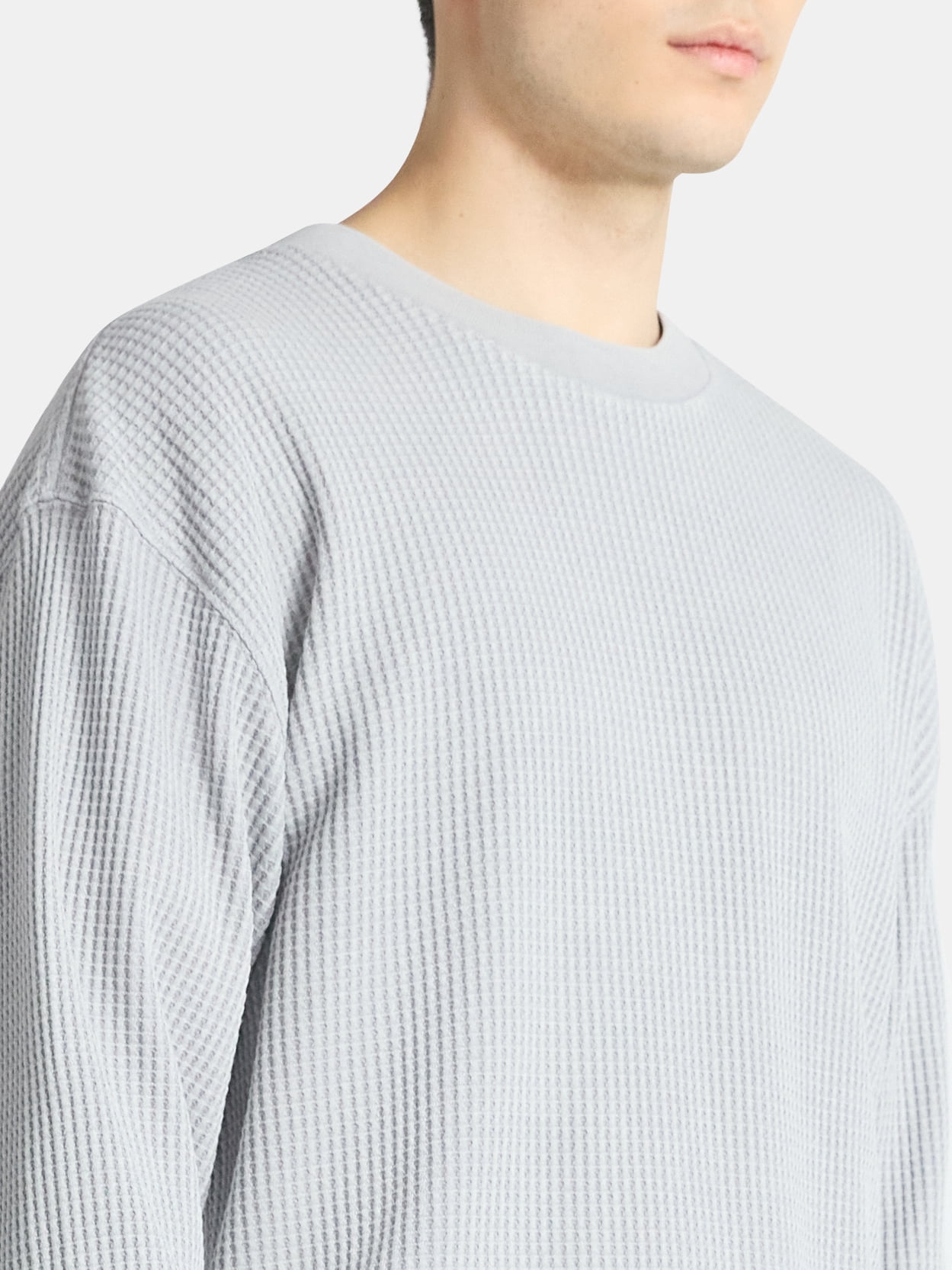 No Boundaries Thermal Tee with Long Sleeves, 3-Pack, Men's & Big Men's