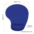 thumbnail image 2 of Unique Bargains Gel Mouse Pad with Wrist Rest Ergonomic Mouse Pad Comfortable Memory Foam Non-Slip Base Soft, Blue, 2 of 5