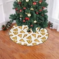 thumbnail image 2 of FMSHPON Pizza Slices Xmas Christmas Tree Skirt Stand Mat for Holiday Party Decoration Indoor Outdoor 36 inches, 2 of 3