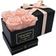 thumbnail image 1 of Flores elegantes | Rosas reales de larga duración durante años | Flores frescas preservadas para entrega de cumpleaños | Regalos de cumpleaños para mujeres | Forever Roses in a Box (Caja Negra Melocot, 1 of 1