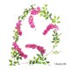 thumbnail image 3 of Ganfancp 6.23Ft Guirnalda de Flores con Guirnalda de Flores Falsas Vides Florales para La Boda Inicio Partido Camino de Mesa Decoración Flor Artificial Vides Seda Falsa Artículos En Liquidación 1X Fl, 3 of 6