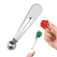 thumbnail image 5 of Yesbay 4 Pcs Fruit Pickers with Stainless Steel Sharp Teeth Strawberry Tomato Corer Tool Easy Stem Removal for Soft Fruits Vegetables Kitchen Gadget, 5 of 7