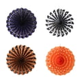 thumbnail image 4 of Flor de papel Advancent Hollow-out decoración para fiestas naranja negro, 4 of 6