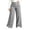 Gray, variant on TEAJOPSUU Plus Size Yoga Pants for Women Wide Leg Stretchy High Waist Elastic Waisted Palazzo Pants Casual Daily Trousers XL-5XL Black