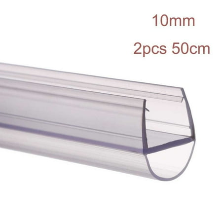 

GLFSIL 2pc 50cm replacement seal shower shower door seal 6/8/10/12/15mm water deflector