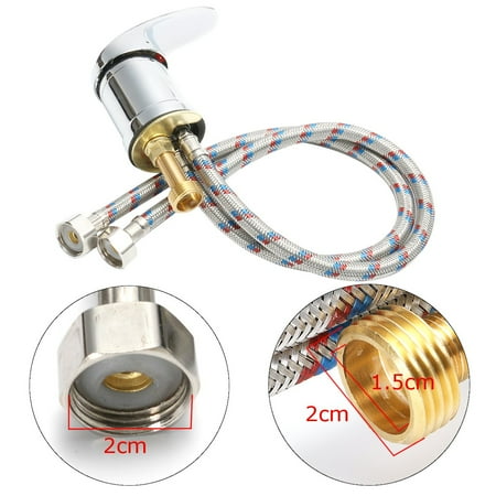 127cm Beauty Salon Shampoo Bowl Sink Hot Cold Faucet Spray Hose