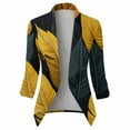 thumbnail image 1 of Vedolay Blazer jacket Womens Casual Blazer Long Sleeve Double Work Office Blazer Jackets,Yellow M, 1 of 5