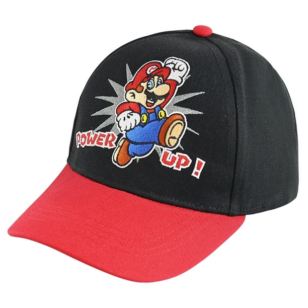 Nintendo Kids baseball Hat for Little Boys Ages 47, Super Mario