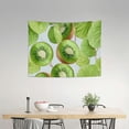 thumbnail image 2 of FCXZI Kiwi Leaves Aesthetic Wall Tapestry Art for Home Decoration 40*30in, 2 of 6