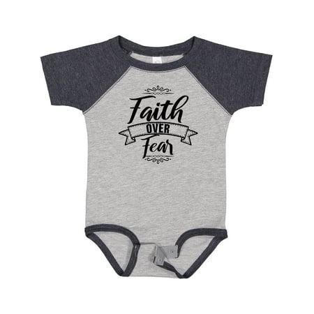 

Inktastic Cancer Awareness Faith Over Fear Boys or Girls Baby Bodysuit
