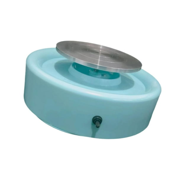Torno de alfarería eléctrico compacto, diseño ergonómico para aprendices Azul
