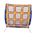 thumbnail image 2 of Juego de lanzamiento de red de béisbol con 9 bolsillo Equipo de entrenamiento de de lanzamiento de lanzadores ligeros portátiles para niños en interiores numéricas, 2 of 8