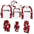thumbnail image 5 of Lilgiuy Family Christmas Pajamas Matching Sets Fun Xmas Pjs Casual Letter Print Holiday Loungewear Outfits for Women Men Couples Dad Christmas Birthday Gifts (Dad), 5 of 6
