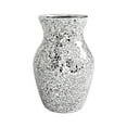 thumbnail image 1 of Mirror Mosaic Flowerpot Crackle Glass Silver Vase Flower For Home Decor, 1 of 10