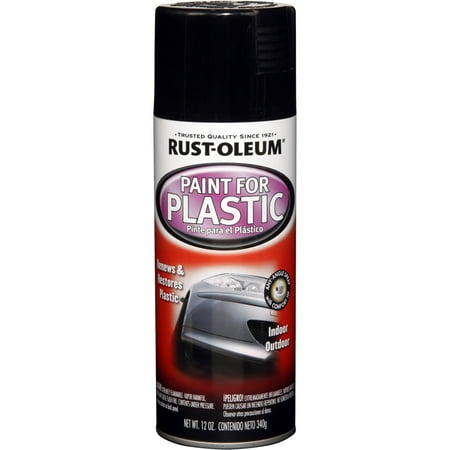 Rust-Oleum Paint For Plastic, Gloss Black