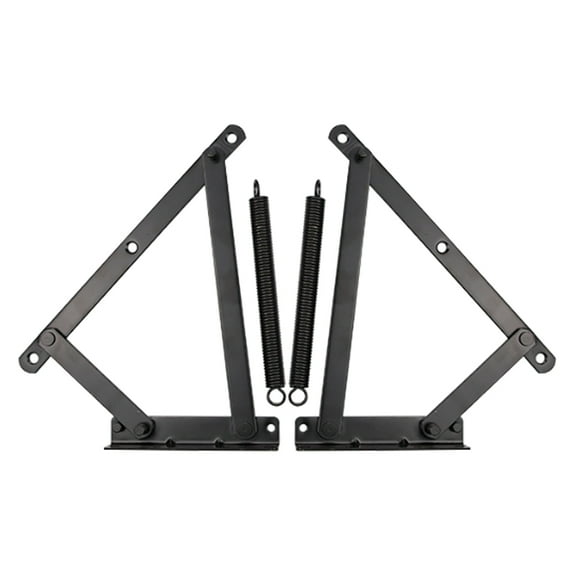 Hemoton 1 Pair of Cabinet Door Hinge Folding Sofa Spring Hinge Drop Down Hinges