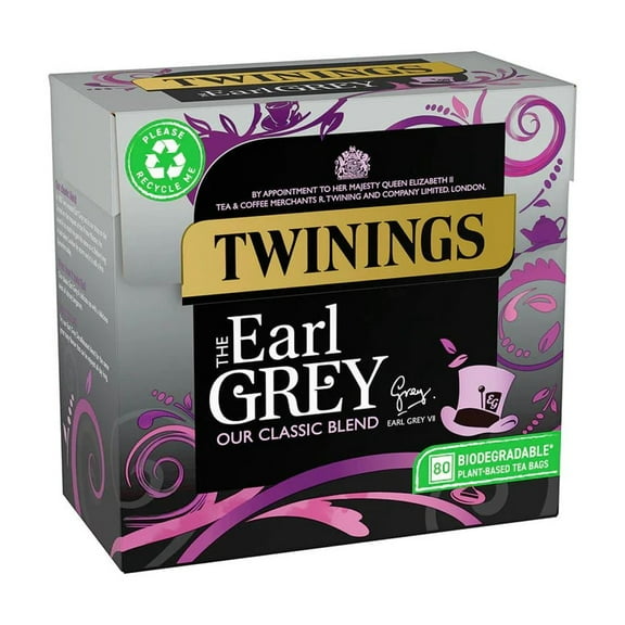 Twinings Earl Grey Tea (80 Tea bags) (Pack of 2)