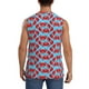 thumbnail image 4 of Fotbe Cartoon Crabs Men's Camiseta sin Mangas Estampada para Hombres, Playera Casual para Gimnasio, Entrenamiento, Playa-X-Large, 4 of 7