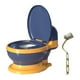 thumbnail image 3 of Bebé Orinal Inodoro Inodoro Realista Incluye Cepillo de Limpieza Tamaño Compacto Entrenamiento Transición Orinal Asiento Orinal Extraíble Bebés Niños Asiento PP Azul, 3 of 8