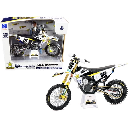 Husqvarna FC450 #16 Zach Osborne "Rockstar Energy Drink" 1/12 Diecast Motorcycle Model by New Ray