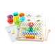thumbnail image 1 of Juego de mesa de Boad de Rainbow Juego de matemáticas Contando el juego de clasificación de color de juguete Habilidad de motor fino para niños y niña, 1 of 9