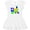 AA-White, variant on Inktastic Cute Colorful Train Girls Baby Dress