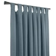 thumbnail image 3 of Vienna Total Blackout Foamback Tab Top Curtain Panel Pair each 52" x 84" in Blue, 3 of 6