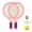 B, variant on A Kids Badminton Tennis Racket Set Indoor Outdoor Sports Play Toy 2 Rackets 2 Balls